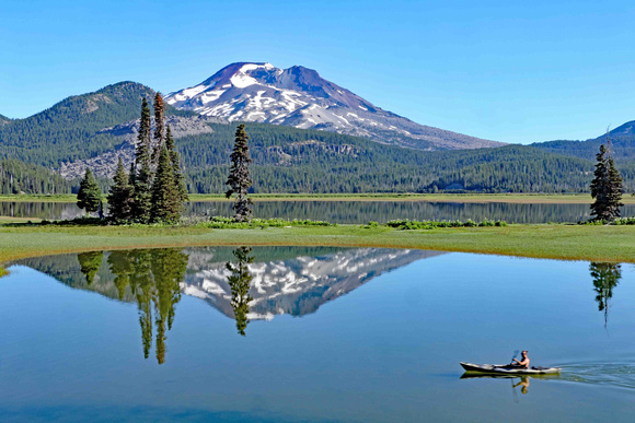 South Sister Reflected in Sparks Lake